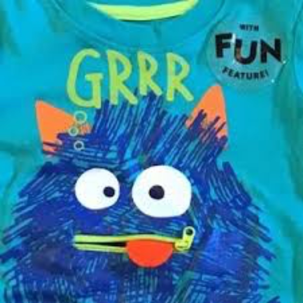 Zipper Monster Tee 12M